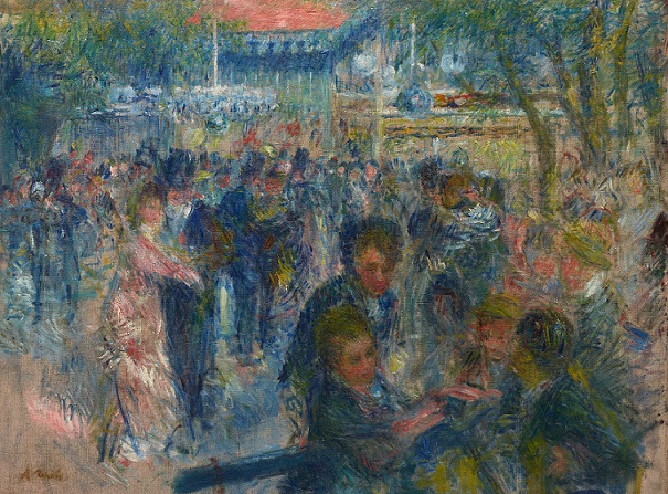 5 Pierre Auguste Renoir. Le Moulin de la Galette skitse. 1875 76. Inv.nr . 271 WH. Fotograf Anders Sune Berg